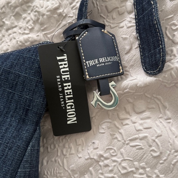True Religion Dark Denim Hobo Bag - Picture 5 of 12